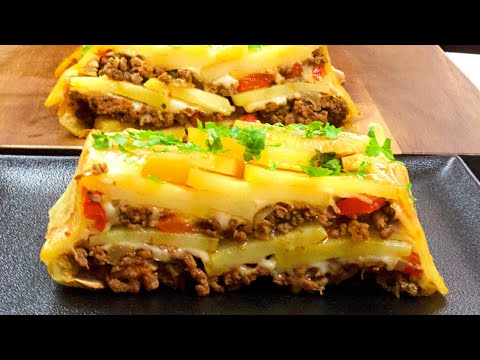 Hamburger Potato Casserole Recipe Baked in Loaf Pan!...