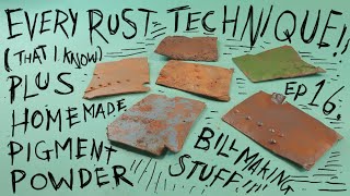 How To Paint RUST And Make Homemade WEATHERING / PIGMENT POWDERS - Episode 16