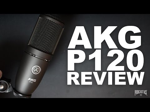AKG P120 General-Purpose Medium Diaphragm Cardioid Condenser Microphone 2010s - Black image 7