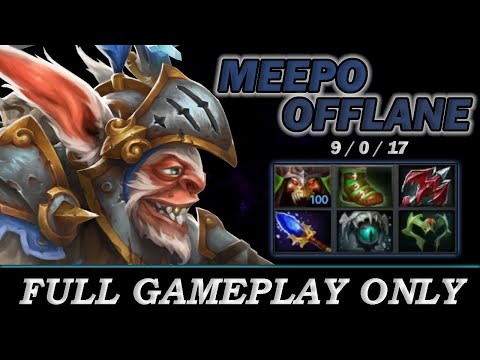 Meepo Offlane with Wraith Pact - Full Gameplay Meepo #143