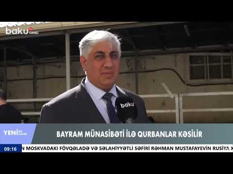 Azərbaycanda 134 idarədə qurbanlıq heyvanların kəsim və satış məntəqəsi yaradılıb