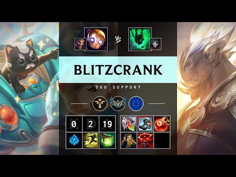 Blitzcrank Support vs Thresh - EUW Challenger Patch 25.21