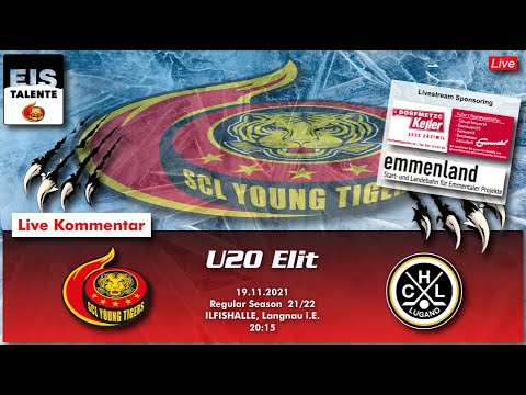 MS 21/22 - U20 Elit - Regular Season - SCL Young Tigers vs HC Lugano