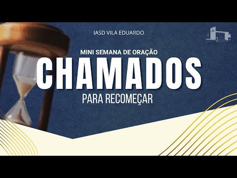 Chamados Para Recomeçar | 29.12.2025 | Igreja de Vila Eduardo