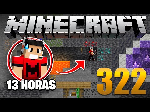Minerei por 13 HORAS na Nova Geração do Minecraft - Em busca da casa automática #322