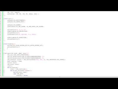 C++/OpenGL Tutorial Series Part 1 - The First Triangle