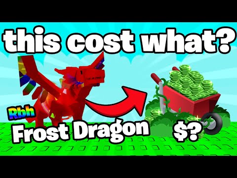 What Do People Sell The Rainbow Frost Dragon For in Grow a Garden..