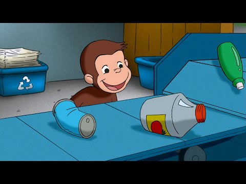 Capa de George, o Curioso | George aprende a reciclar o lixo | Desenhos Animados em Português