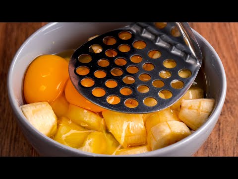 Izmiksovao sam 3 banane i 2 jaja i napravio izvanredan desert.| Gurman TV