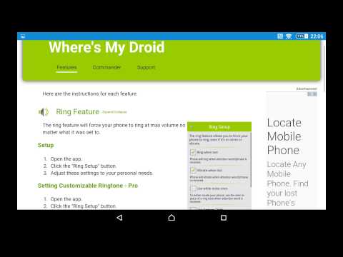 Where's My Droid screenshot