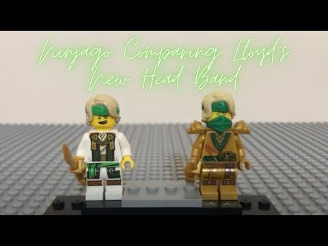 Ninjago Comparing Lloyd's New Head Band!!!!!