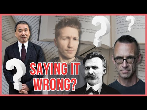 Improve Your Literary Game: Pronouncing Famous Authors' Names Correctly