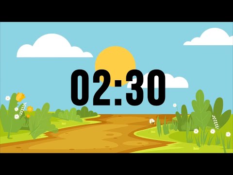2 minute 30 Second Countdown Timer with Music For Kids