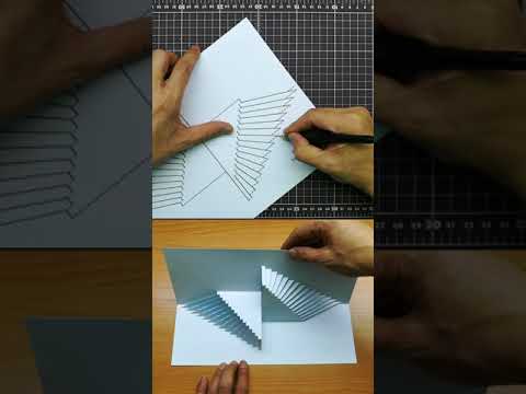 Kirigami Tutorial｜Paper Art｜Origami Art｜Kirigami Art｜Pop Up Card 69 #Shorts