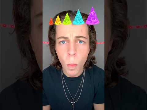 Small, Big, Giant Rainbow Pizza!?🤤rr #food #funny #pizza  #campping #bushcraftskills