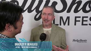 Bradley P. Beaulieu Carpet Interview at Hollyshorts 2026 for Twelve Kings in Sharakhai