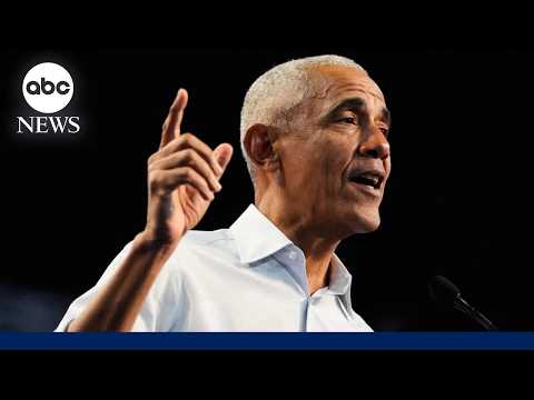 Obama and Trump trade jabs while on campaign trail