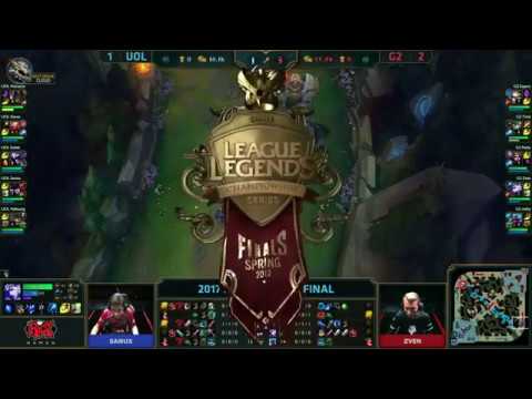 EU LCS Spring Finals 2017 - UOL vs G2 Game 4