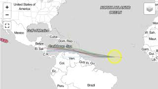 Future Tropical Storm Bonnie spaghetti models - June 25 - 2 areas of interest, including Invest 94L