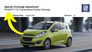 Chevy Spark transmission recall – information and TSBs