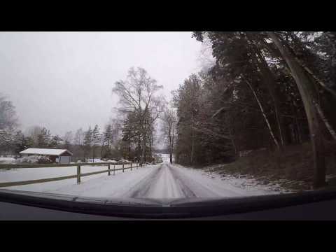 Hylses Blekingeturné - Hasselstad - SKARUP (Skarupsvägen) - 180206 (Blekinges mitt) - GoPro 5 - VW