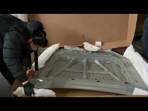 Thumbnail for Global supply of automotive parts | SAIC Maxus engine hood assembly delivery site（6） by Maxus, Car