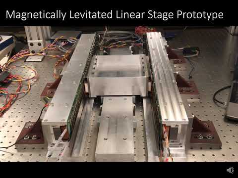 Magnetically Levitated Linear Stage for In-Vacuum Transportation Tasks