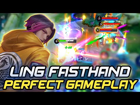 LING PERFECT GAMEPLAY + ON POINT COMBO!! 🔥 | LING FASTHAND GAMEPLAY 2023 - MOBILE LEGENDS