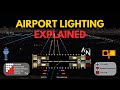 Airport Lighting Explained - Understanding Airfield Taxiway, Runway Lights & Other Lighting