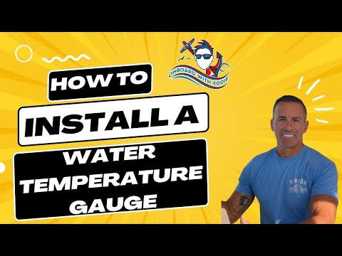 How to Install a Water Temperature Gauge -2000 Johnson 90Hp