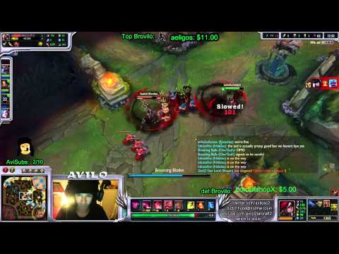 Avilo 1v1 Solo Kills a cocky Diamond LoL Player