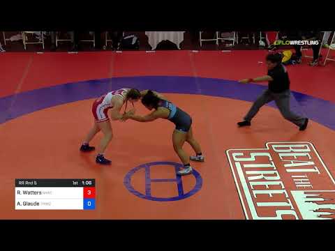 2018 Bill Farrell Memorial International/Women's Freestyle 72 RR Rnd 5 - Rachael Watters (Nyac) Vs