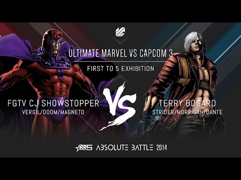 Absolute Battle 5 - UMvC3 - FGTV CJ Showstopper vs Terry Bogard FT5 Exhibition