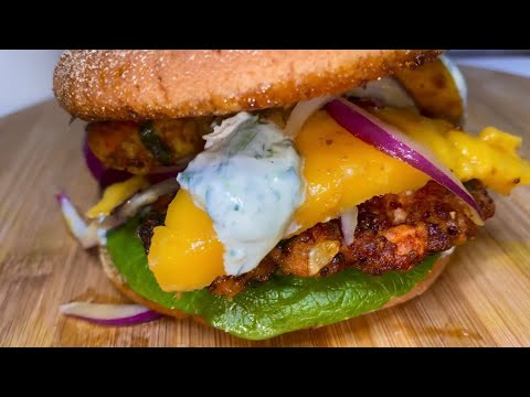 Recette burger saumon crevette