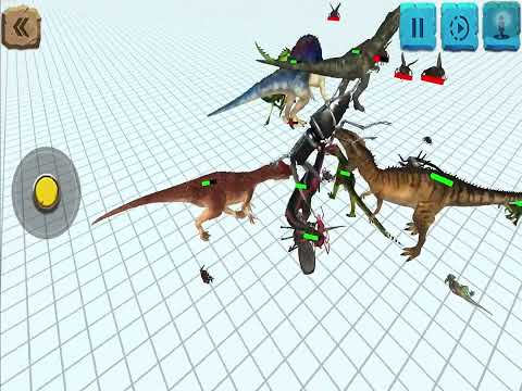 Giant invertebrates vs carnivores dinosaur