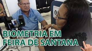 Recadastramento biométrico no município de Feira de Santana/Ba