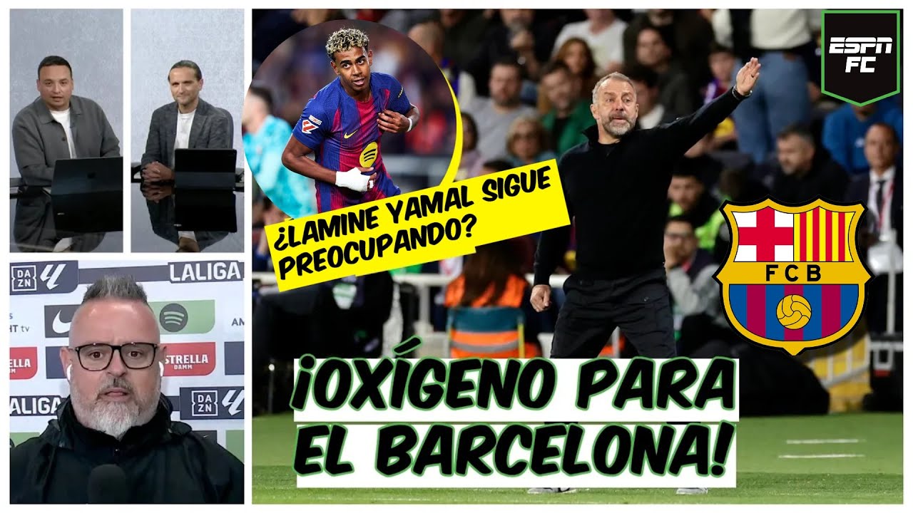 BARCELONA logra un poco de OXIGENO al ganar vs ELCHE. Lamine Yamal ha ido de más a menos | ESPN FC