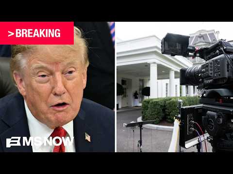 BREAKING: MS NOW, CNN, and POLITICO filing lawsuit against White House over press ban