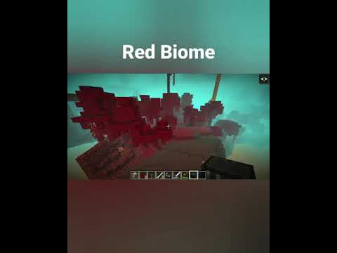 Gamesinmyveins Shorts - red biome. #minecraft #minecrafter #discord #discovery #youtube #subscribe #uk #usa #america #bhfyp