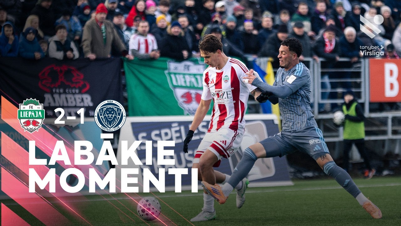 FK Liepaja vs Riga Highlights