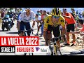 Drama on the final climb! | Vuelta a España 2022 Stage 14 Highlights