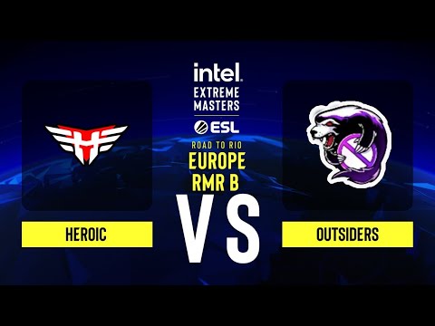 Heroic vs. Outsiders - Map 1 [Mirage] - IEM Road to Rio 2022 Europe RMR B
