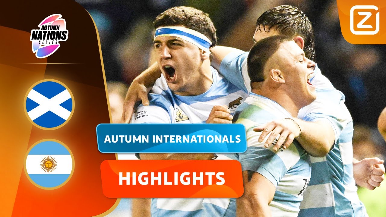 WAUW! WAT EEN FENOMENALE COMEBACK!😱🥵 | Schotland vs Argentinië | Autumn Internationals 2025