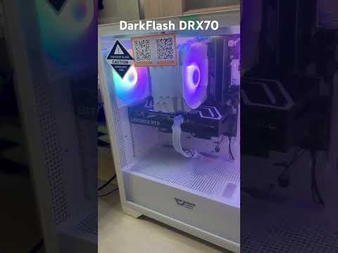 [컴퓨존] darkFlash DRX70 MESH RGB 강화유리 화이트 구매후기