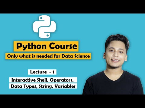 Interactive Shell Operators Data Types String Variables Ep 1 Python Only For Data Science