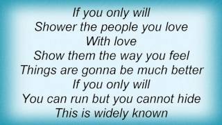 Kristine W. - Shower The People Lyrics