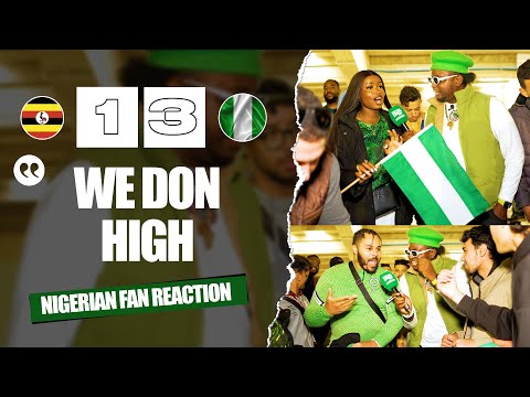 UGANDA 1-3 NIGERIA ( NIGERIAN FANS REACTION) AFCON 2025
