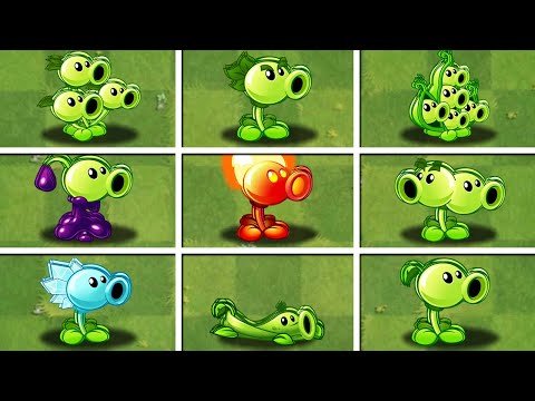 Random 20 Team 30 Plants vs 50 Zombies - Which Team Plant Will Win? - PVZ 2 Team Plants