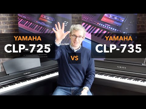Yamaha CLP725 vs CLP735 comparison | What piano should I buy?