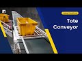 High Speed Tote Conveyor System By Falcon Autotech